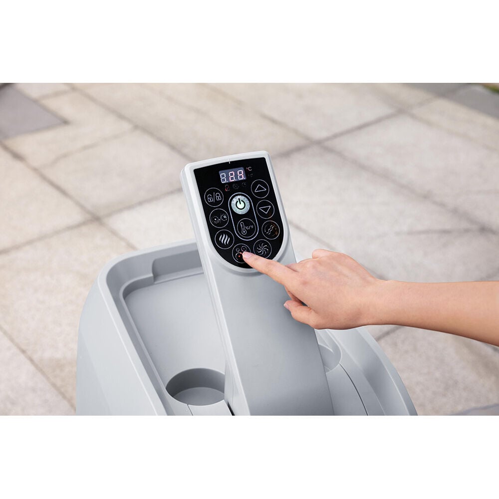 Spa gonflable rond LED Lay-Z-Spa Santorini Hydrojet pro™ Bestway 5/7pers