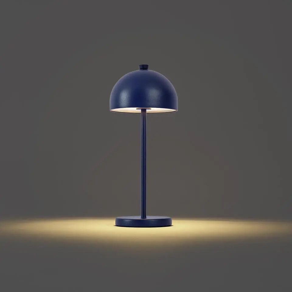 Qazqa tafellampen squirrel blauw geïntegreerde led