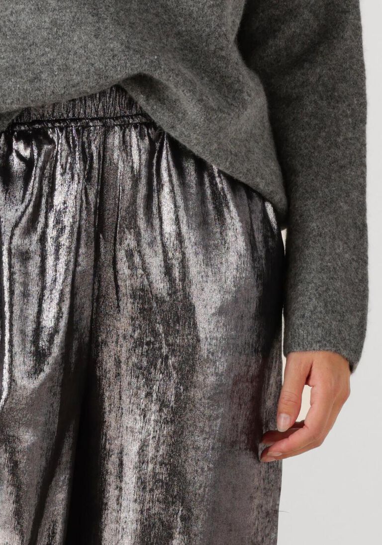 antraciet knit-ted wijde broek metally