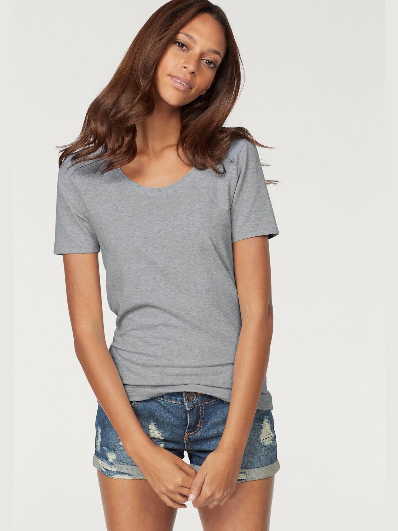 T-shirt à manches courtes t-shirts vivance en lot de 2