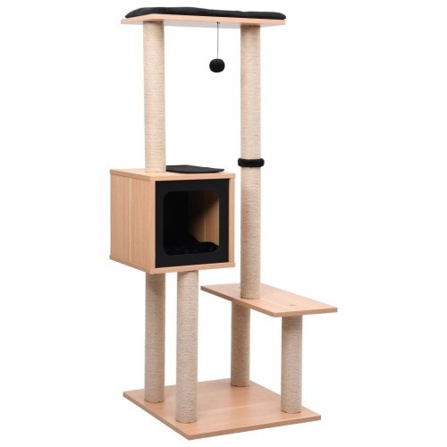 arranhador de gato preto