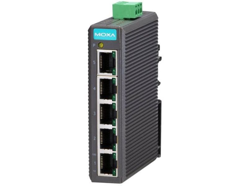 Moxa Rail Switch EDS-205 5 Port Unmanaged Switch für Ethernet