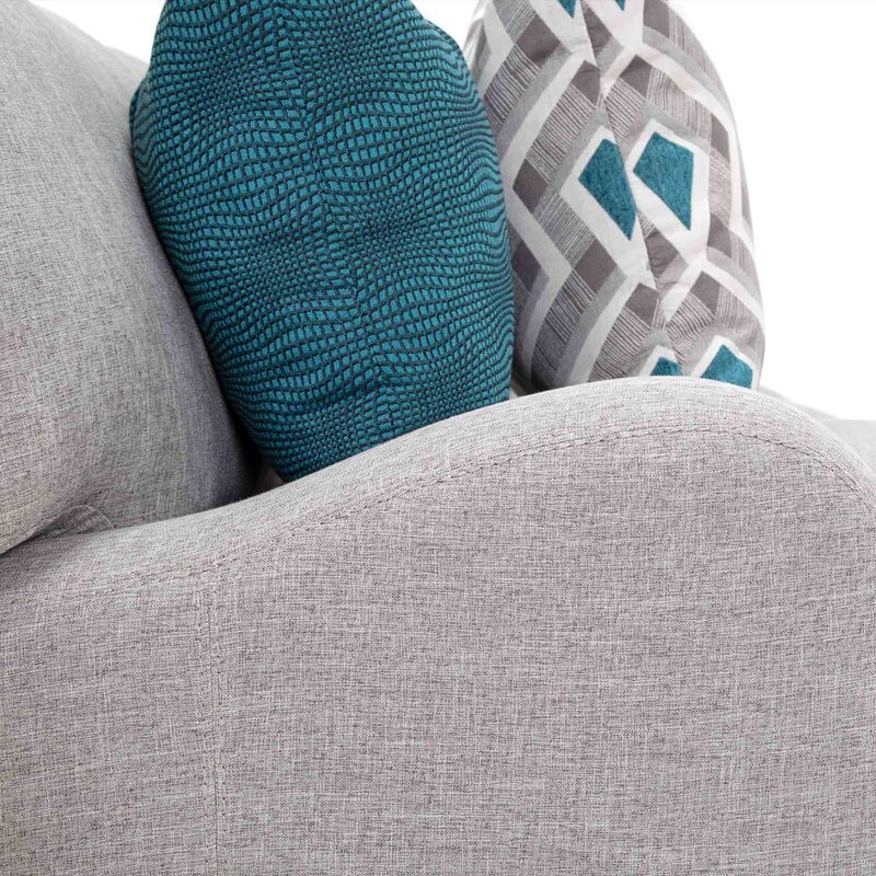 Rosalie 93" Recessed Arm Sofa