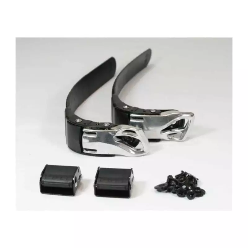 set boucle roller USD BUCKLES SET silver incl. Screws