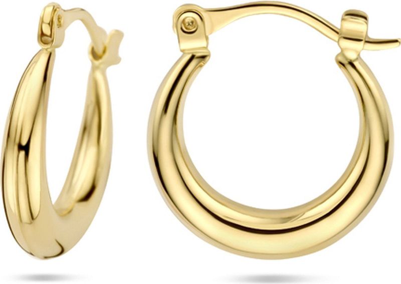 14K geelgoud oorringen 17,5 mm 4033232