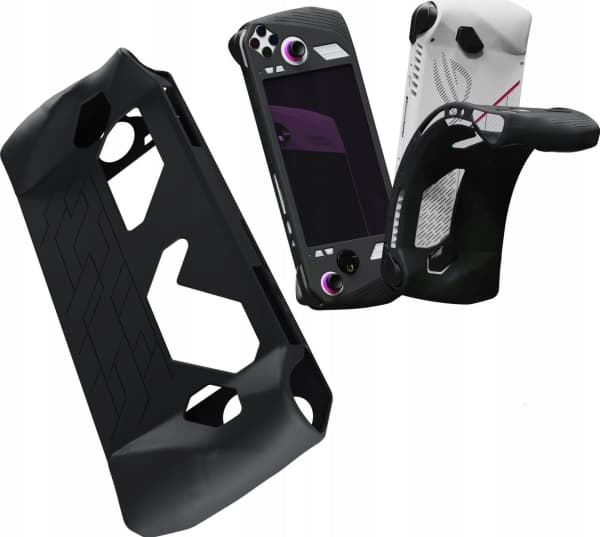 JYS Silikon Cover Cover Hylster Veske for Asus Rog Ally JYS-RA006 / Svart