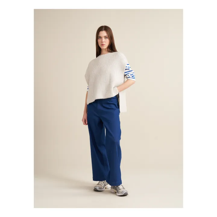 Bellerose Pull Areg Laine Mérinos Extra Fine - Collection Femme | Ecru