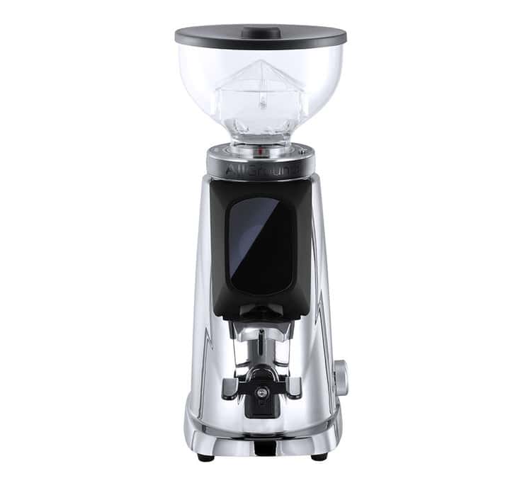 Moulin à café FIORENZATO AllGround chrome effet miroir et noir