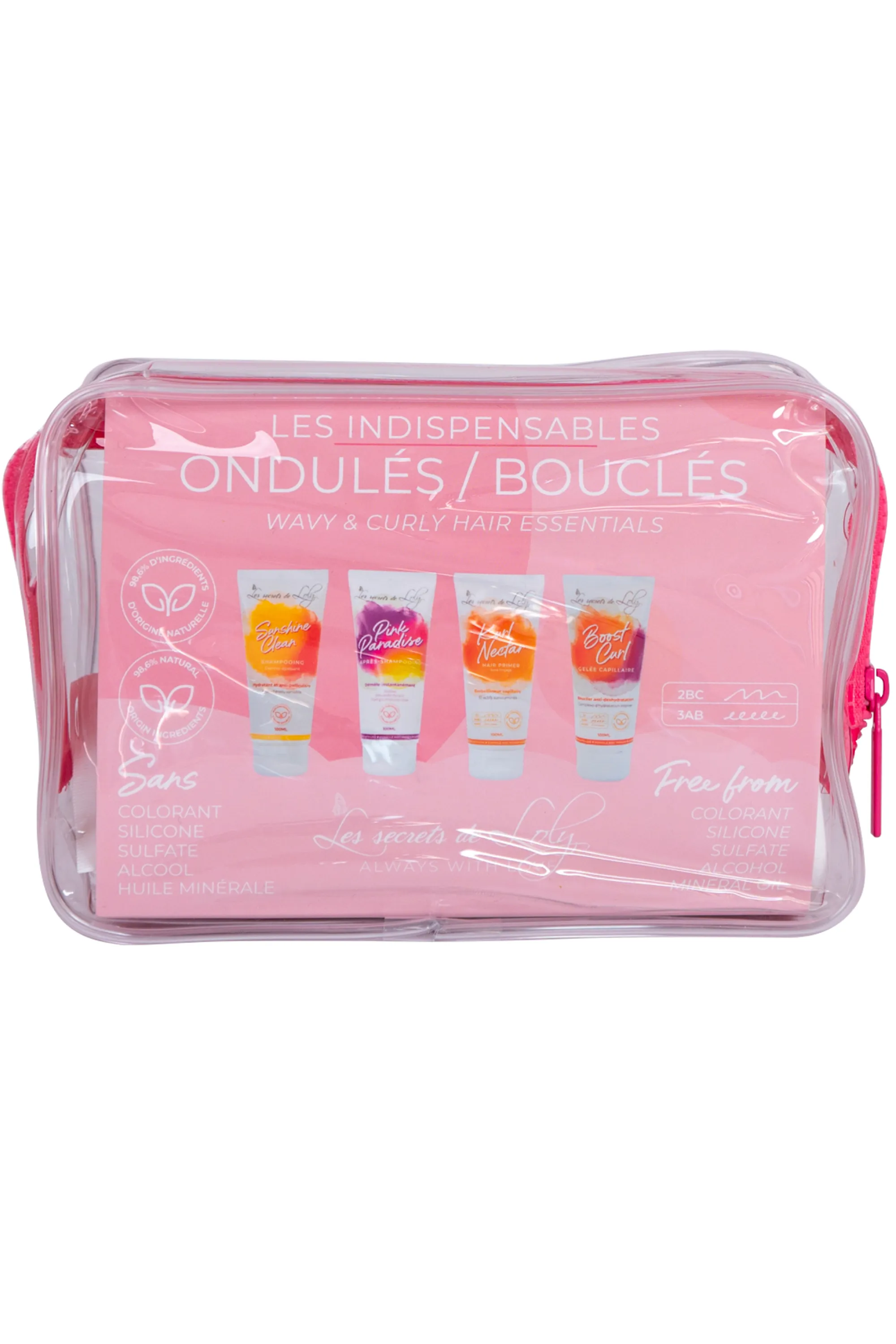 Les Secrets de Loly Trousse Les indispensables pour cheveux ondulés & bouclés-400 ml