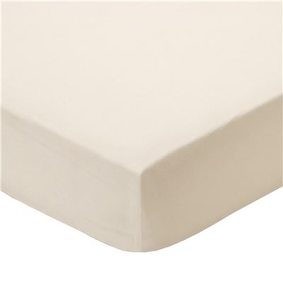 Linge de lit percale bicolore finition galon