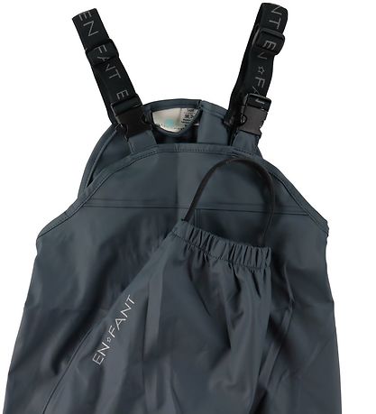 En Fant Regnt?j m. Seler - PU - Dark Slate