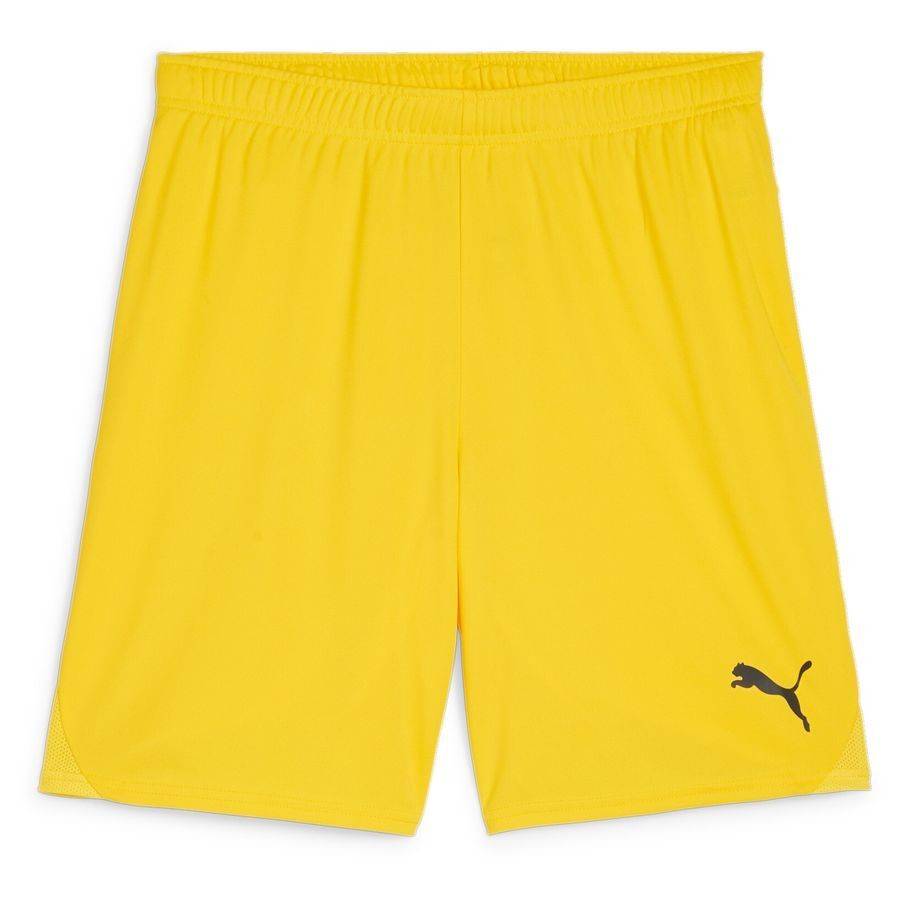 PUMA Short de Foot teamGOAL - Jaune/Noir