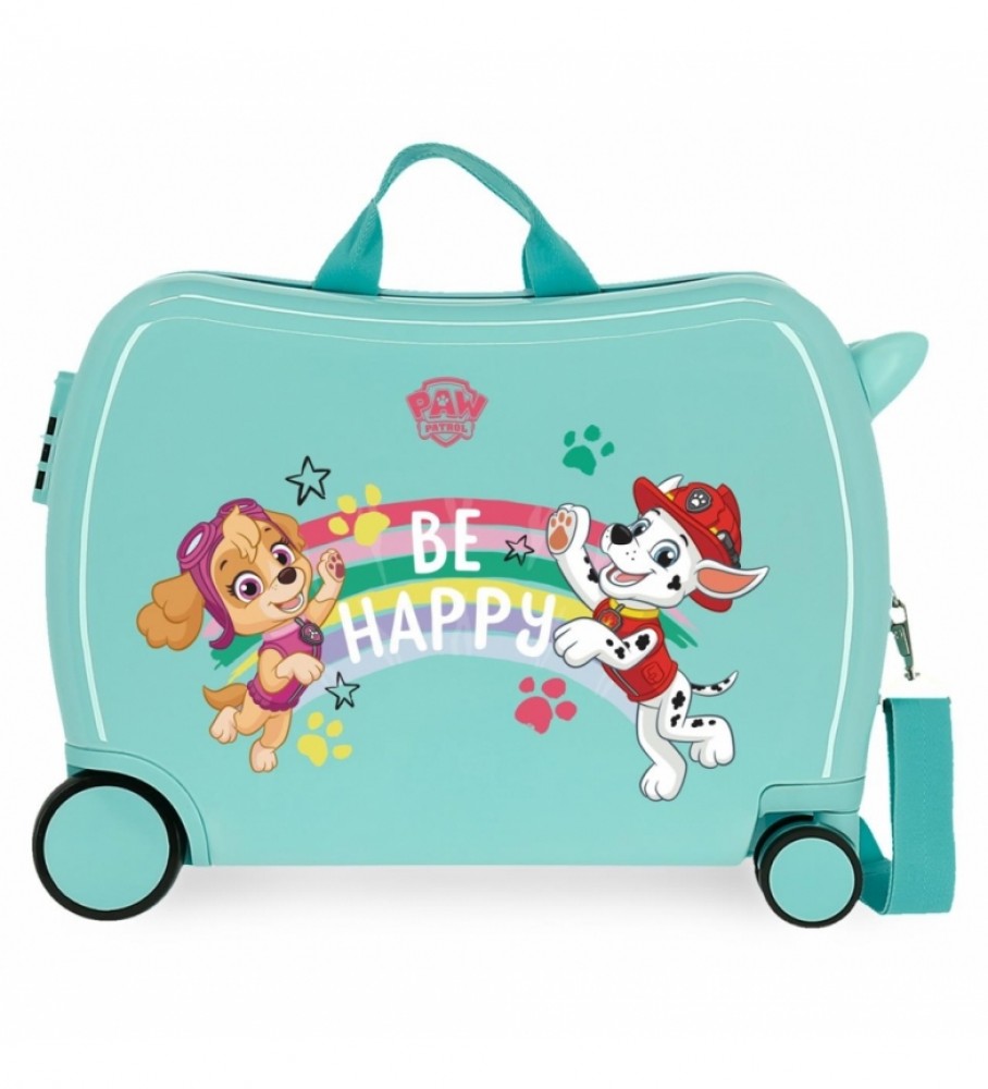 Mala infantil Joumma Bags Be Happy turquesa - 38x50x20cm -
