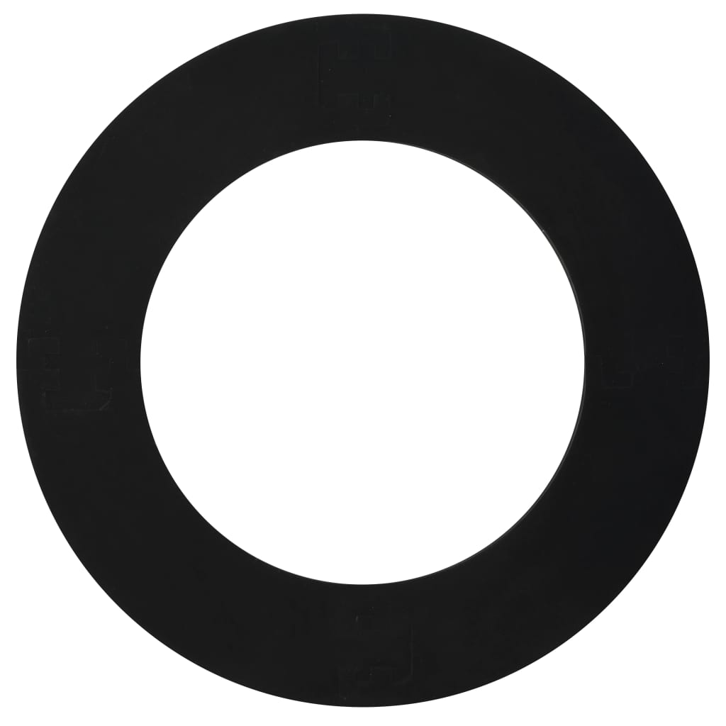 Anel de proteção para alvo de dardos Vidaxl, preto