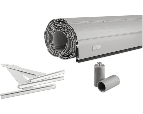 Schellenberg rolluik complete set Systeem Maxi B 1200 x H 1400 mm grijs