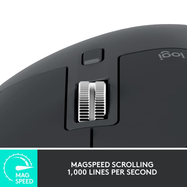 Logitech MX Master 3S trådløs mus (graphite)