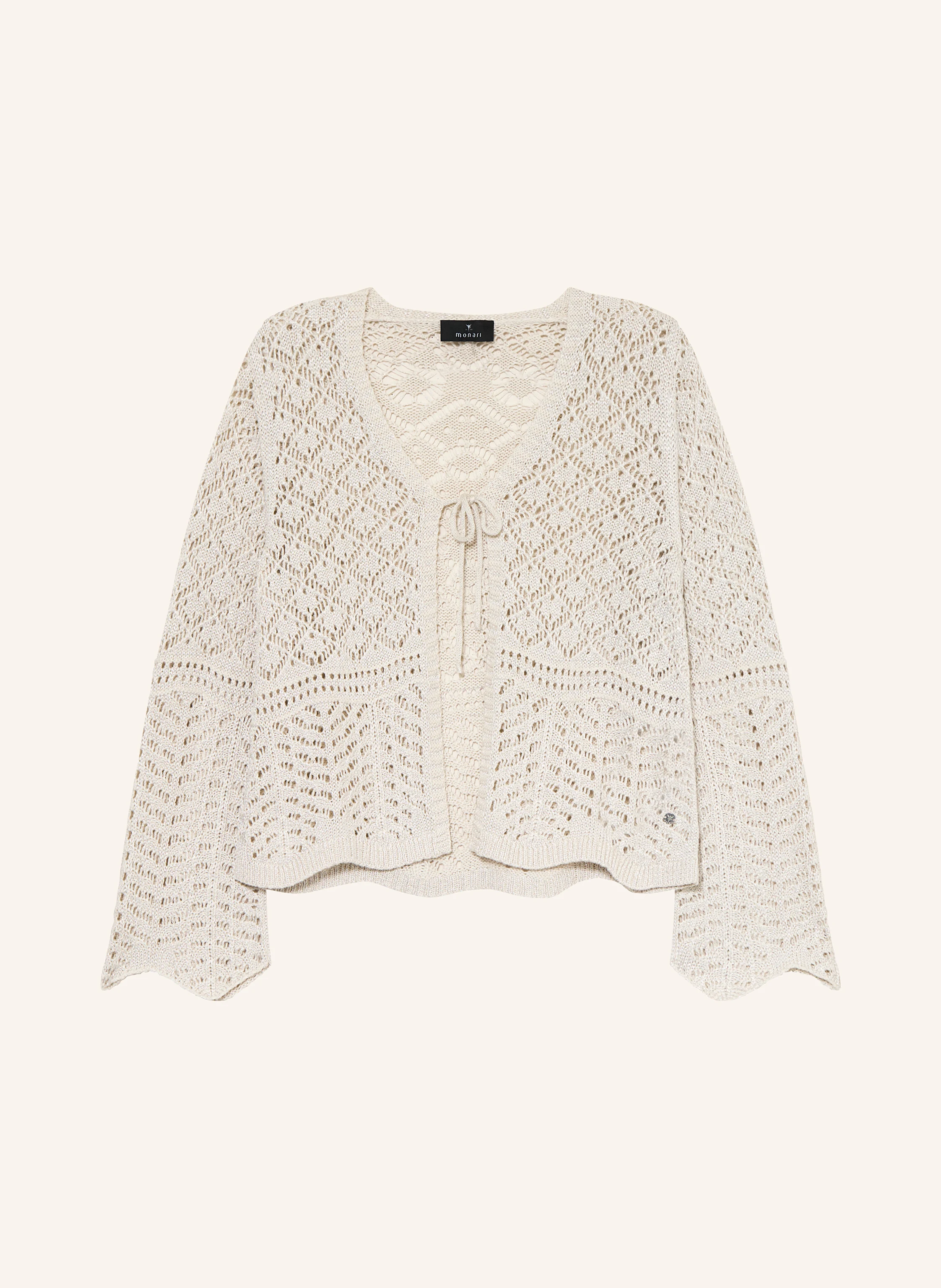 monari Strickjacke mit Glitzergarn