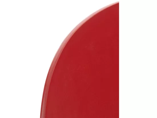 Lot de 2 Chaise de conférence - Bois - Rouge - DIEGO