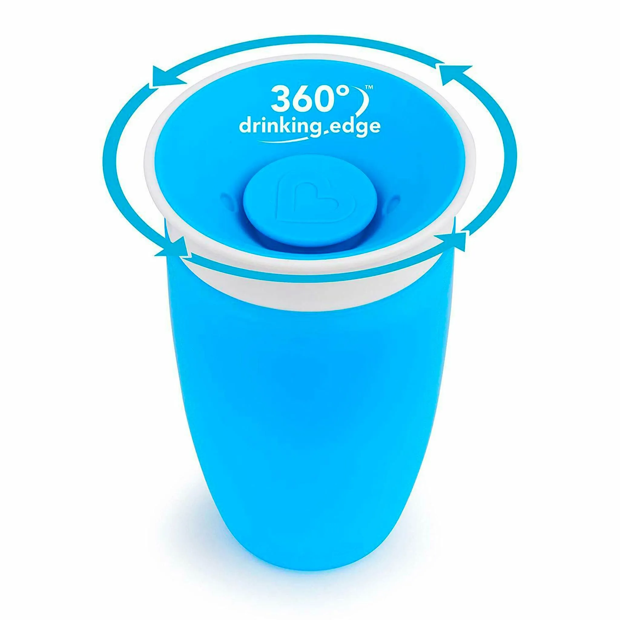 Munchkin Tasse Miracle® 360° 10oz (2) - Bleu Vert