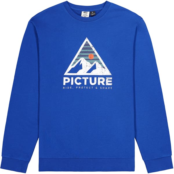Sweatshirt PICTURE AUTHENTIC CREW BLUE WEB