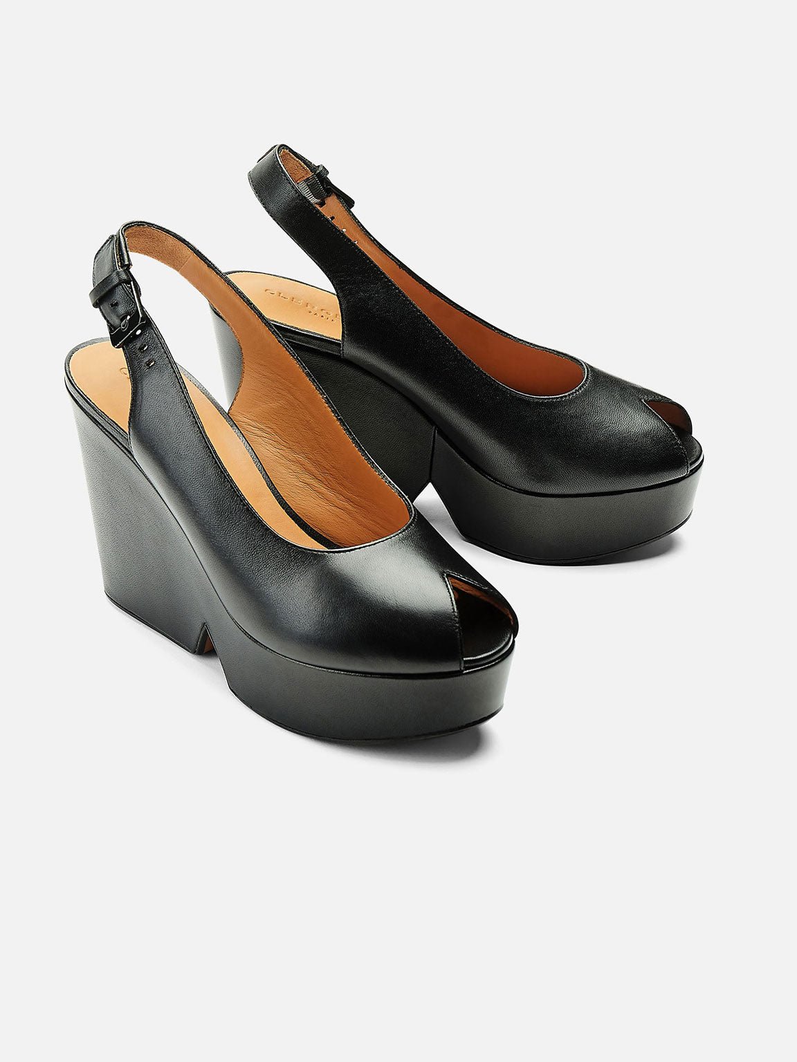 WEDGES - DYLAN wedges, lambskin black