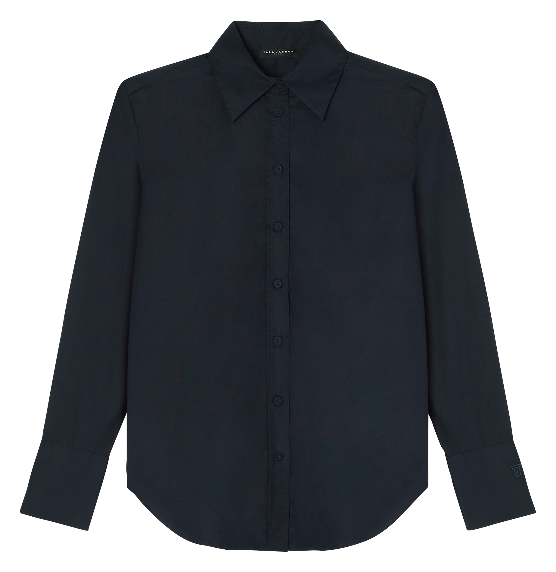 CLARISSE - Chemise droite en coton | Bleu