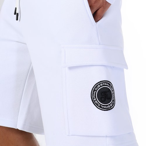 Short Jogging Cargo Premium 1105 Blanc