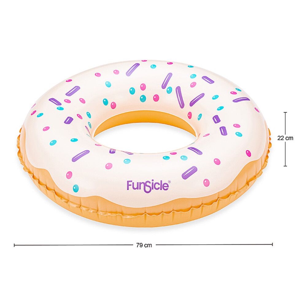 BADERING FUNSICLE Ø79 CM GUL/HVIT