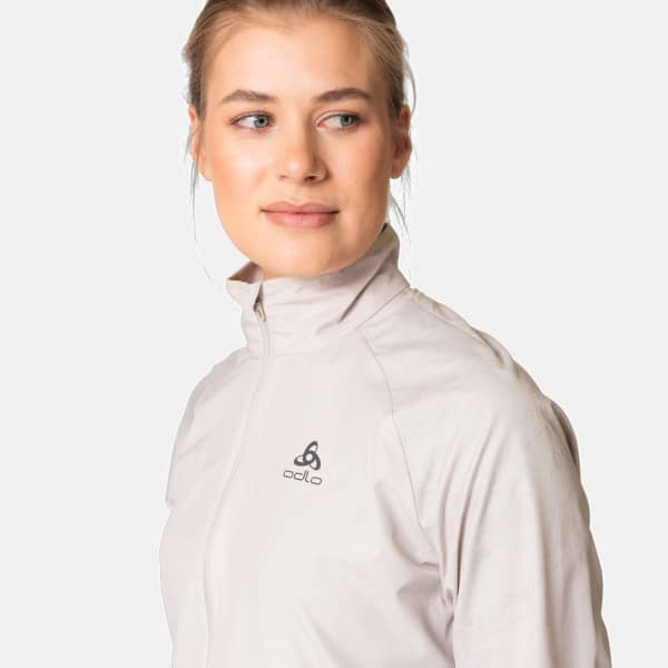Veste trail ODLO ESSENTIAL LIGHT REFLECTIVE W JKT SILVER CLOUD