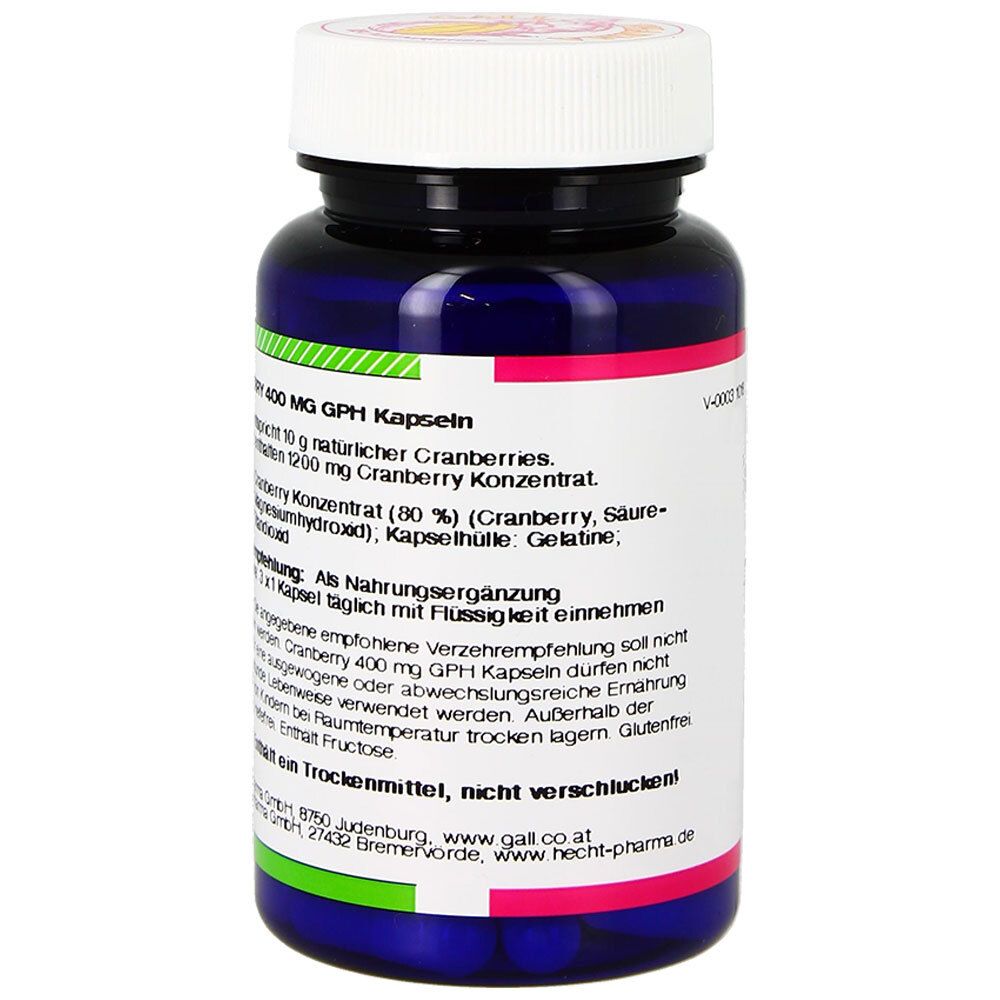GALL PHARMA Cranberry 400 mg