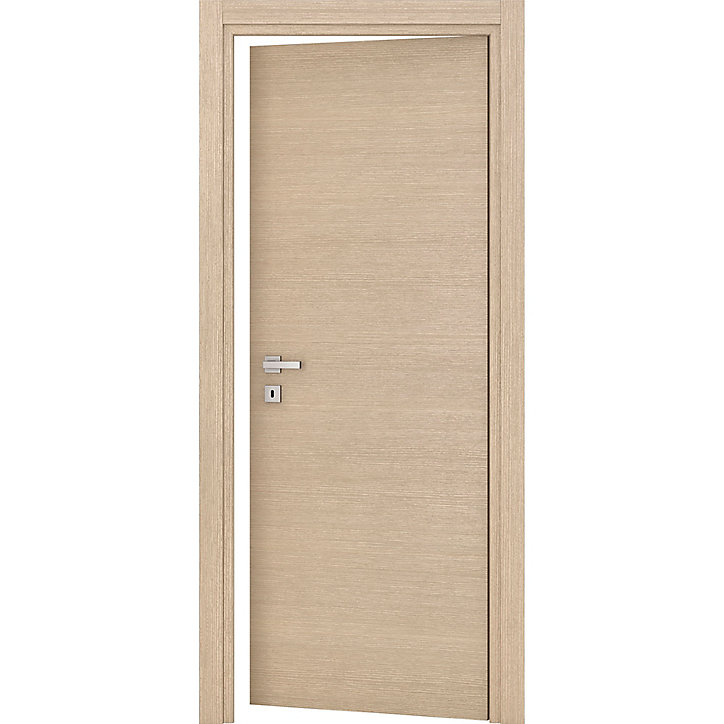 Bloc-porte Summa bois naturel H.204 x l.83, poussant droit