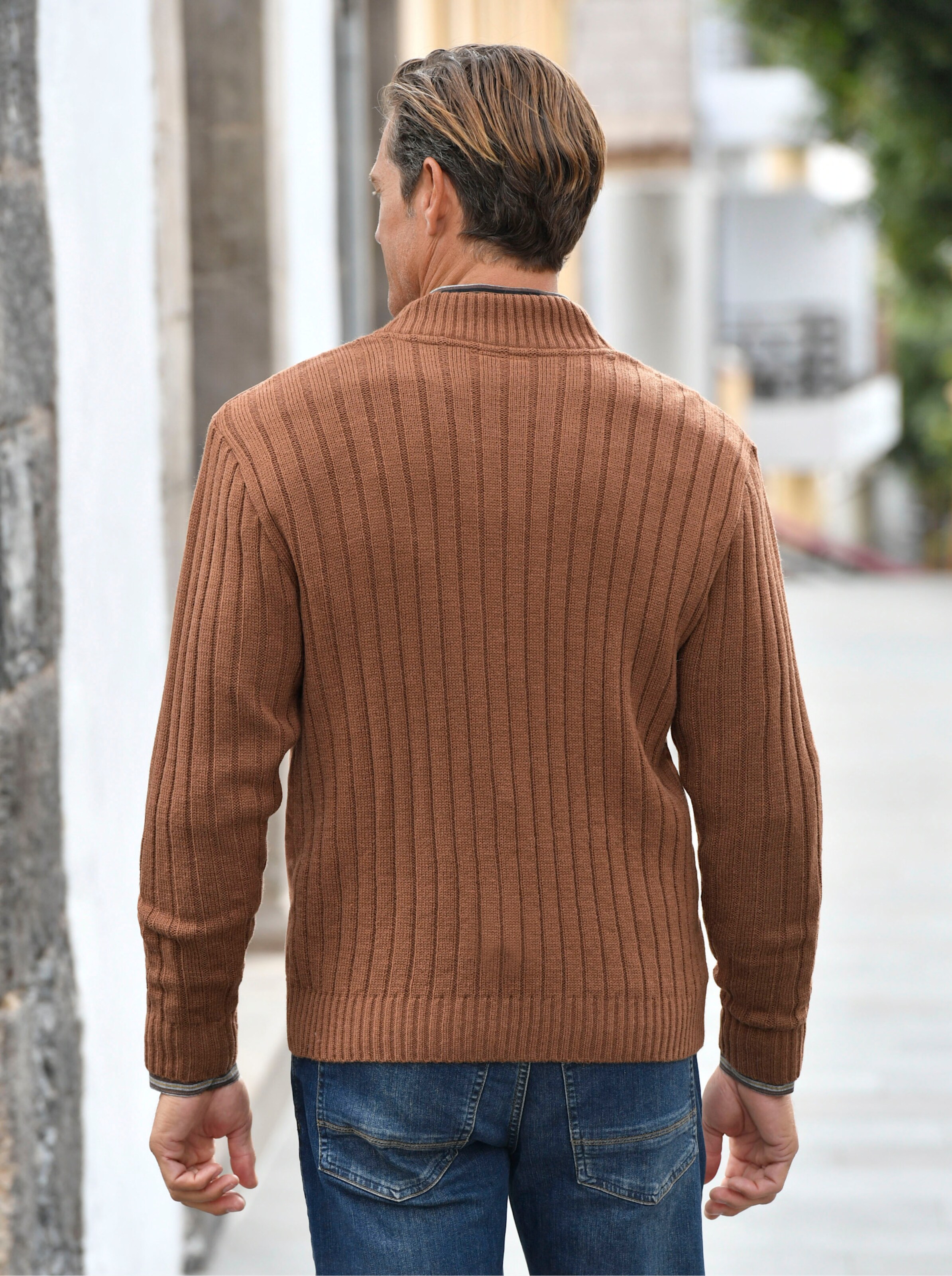 Marco Donati Strickjacke in cognac