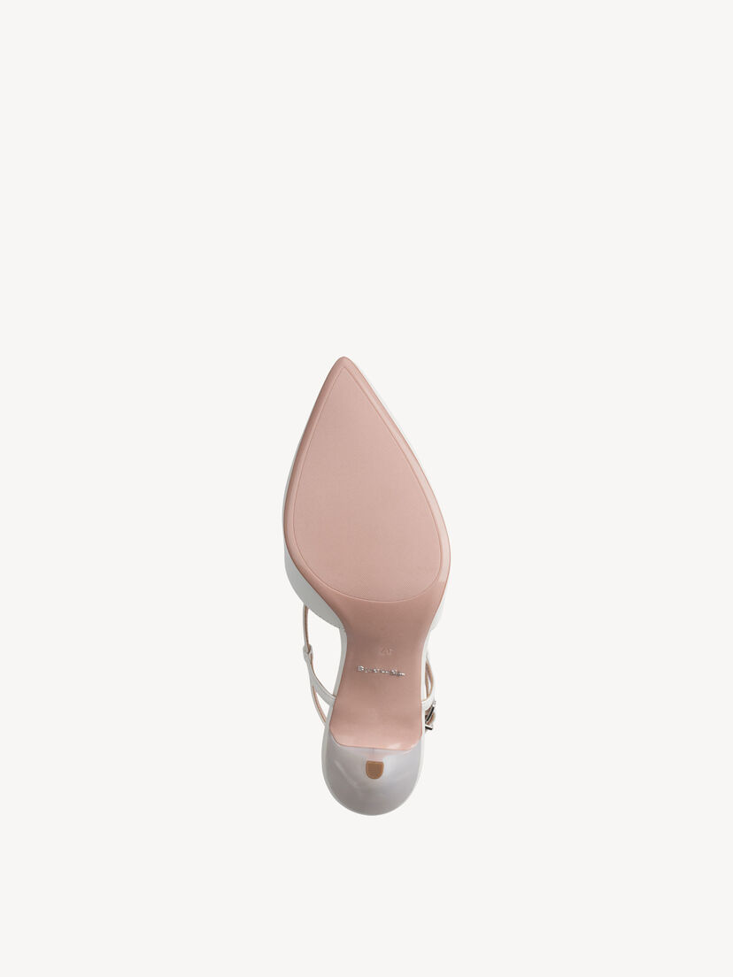 Leren Slingpumps - wit