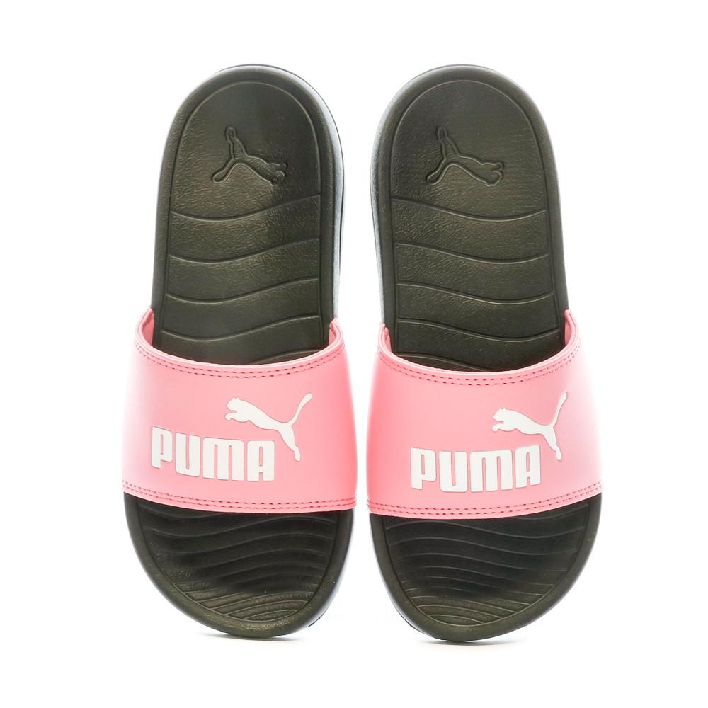 Puma Claquettes Rose/Noire Fille Puma Popcat 20