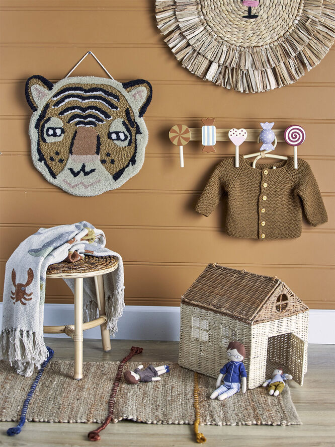 Bloomingville Mini Rudy Knagerække, Brun, Pine Brun