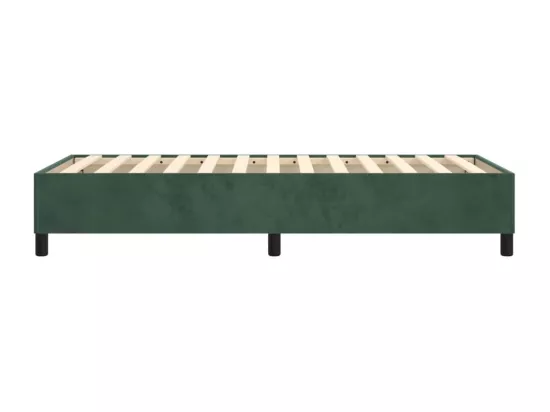 Sommier à lattes de lit Vert foncé 90x200 cm Velours