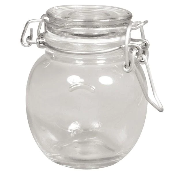 Bocal verre avec couvercle Rayher