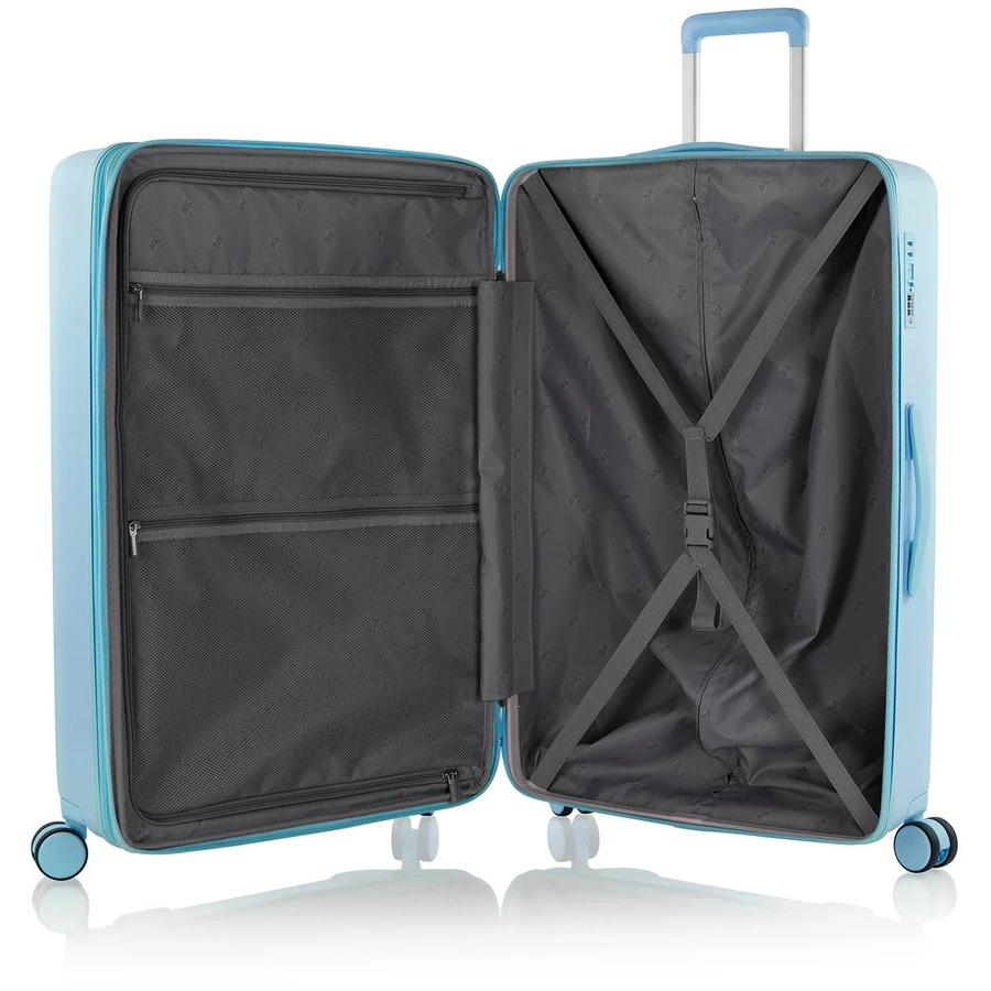 Heys Pastel - 4-Rollen-Trolley L 76 cm erw. blue