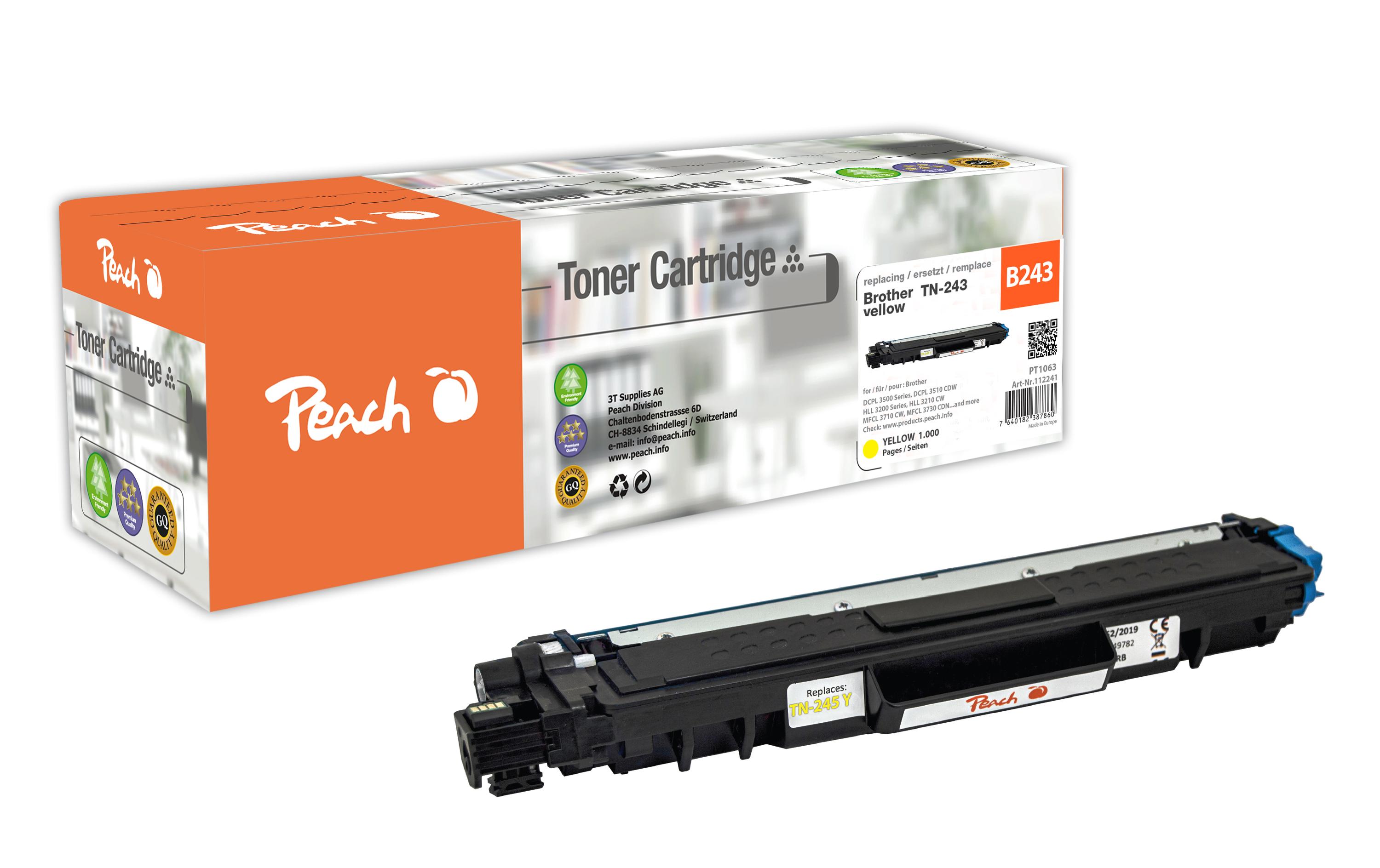 Toner Brother TN-243Y YellowDruckerpatrone: Gelb