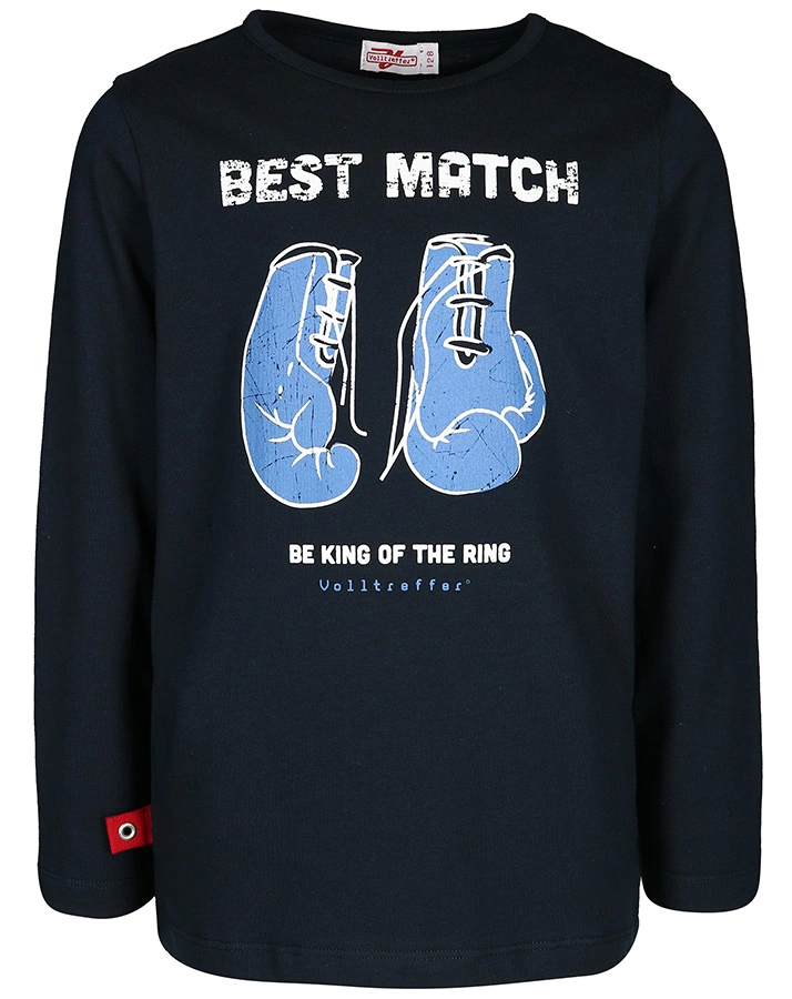 Langarm-Shirt BEST MATCH in dunkelblau