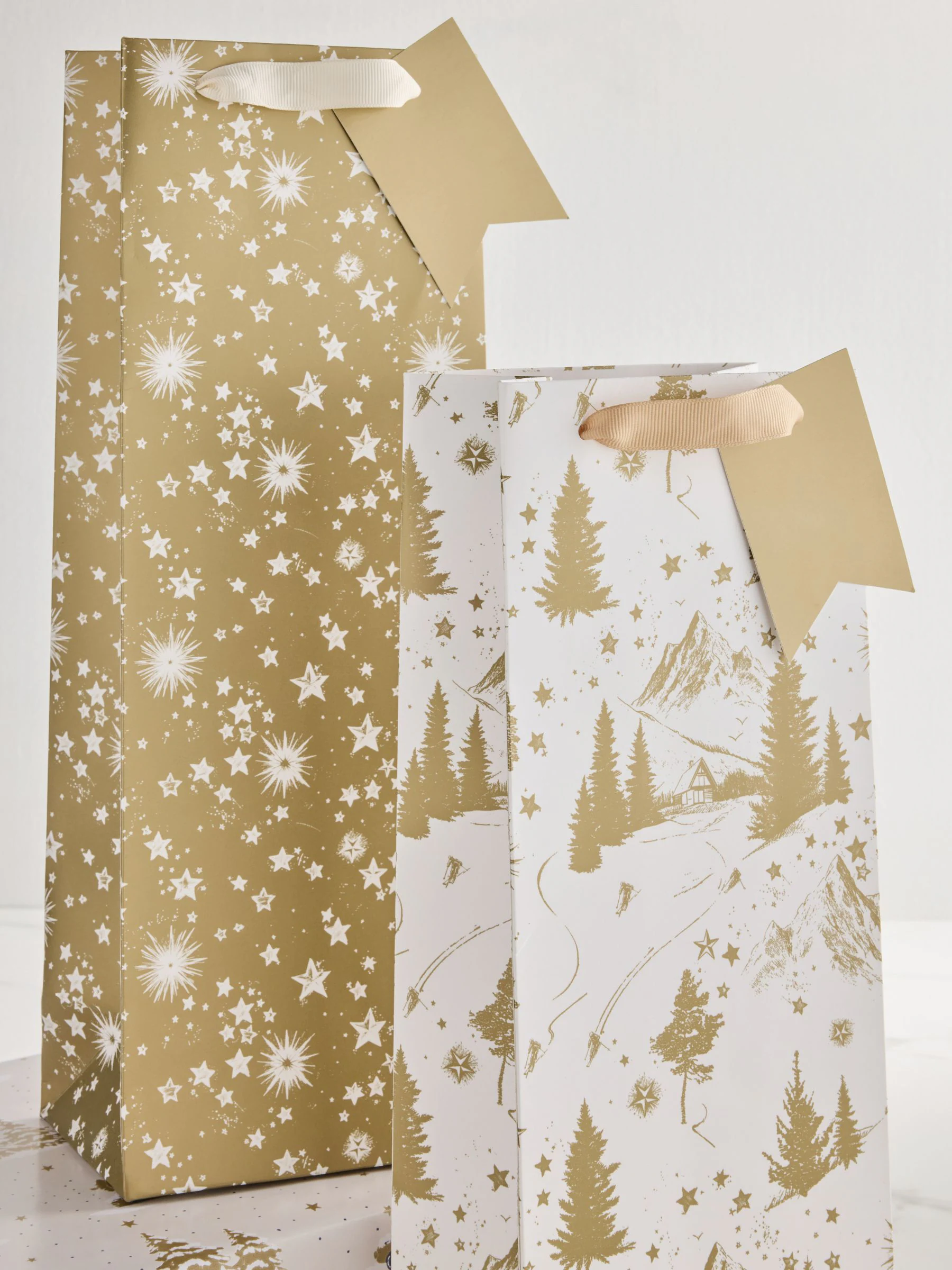 4 -pack Kerstmis flessentassen