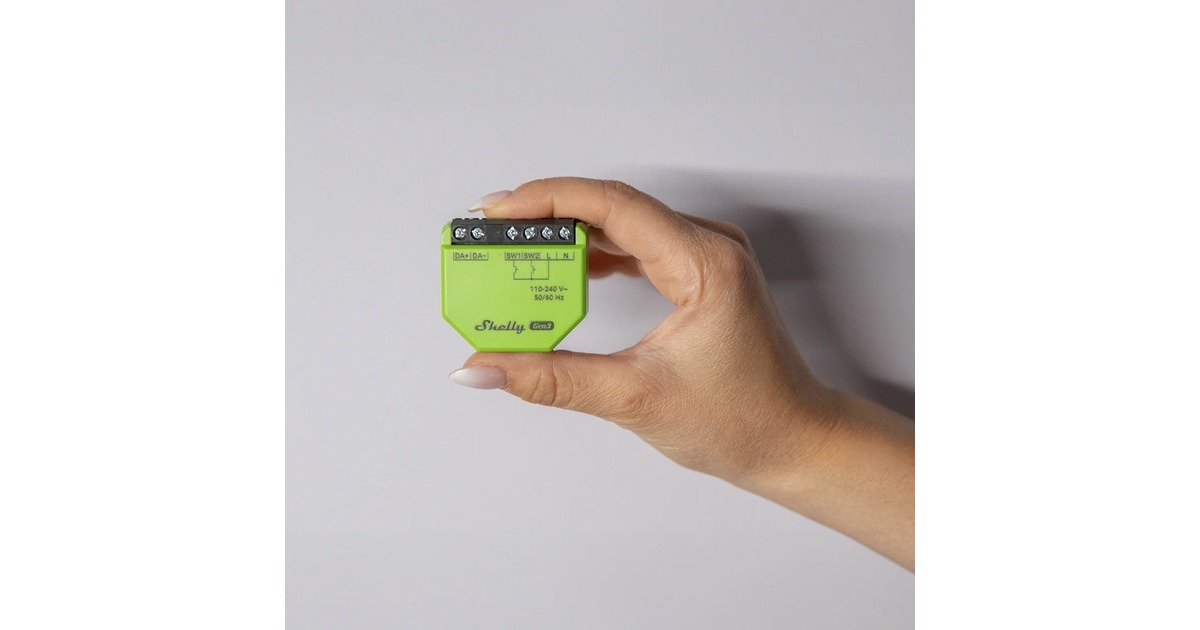 ShellyDALI Gen3 dimmer  (Groen)