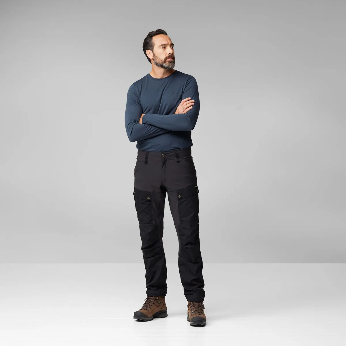 Fjällräven Men's Keb Trousers Iron Grey-Grey