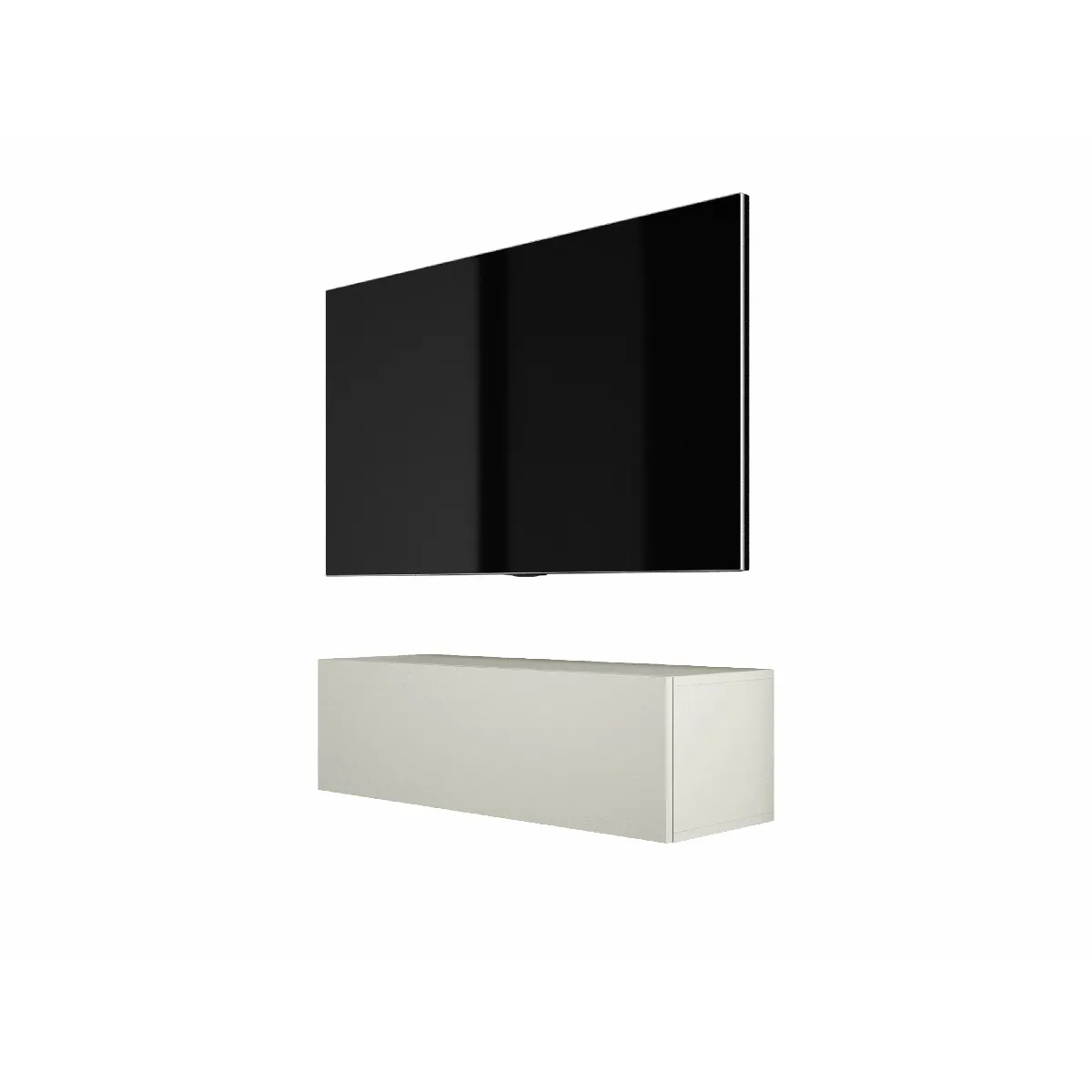 3xeliving Meuble TV Suspendu Cachemire