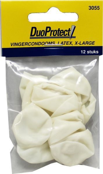 DuoProtect Vingercondoom xl 12 stuks