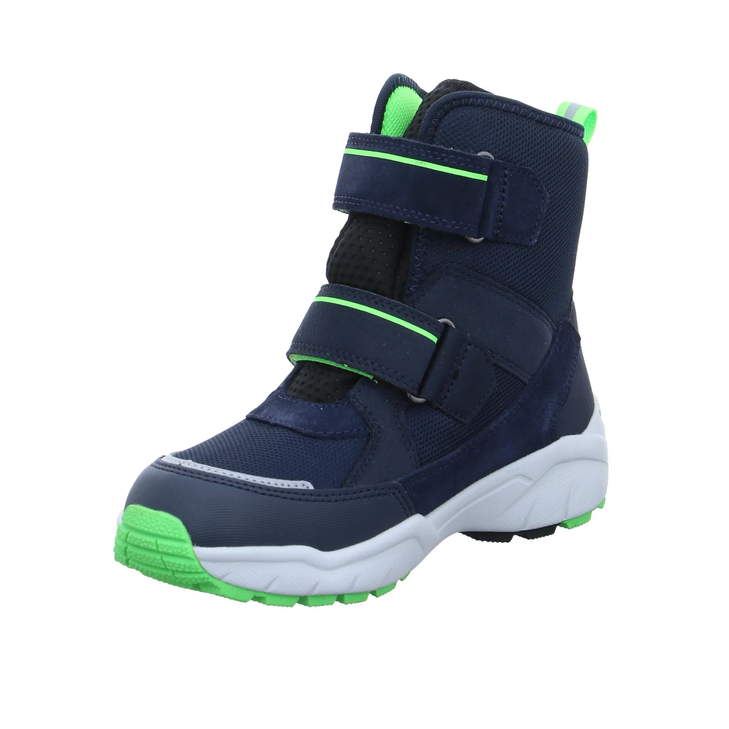 SUPERFIT Jungen- Snowboot Membran Blau Textil  Winterstiefel