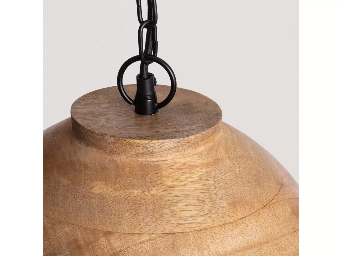 Suspension Bois Naisha S ILUZZIA Naturel