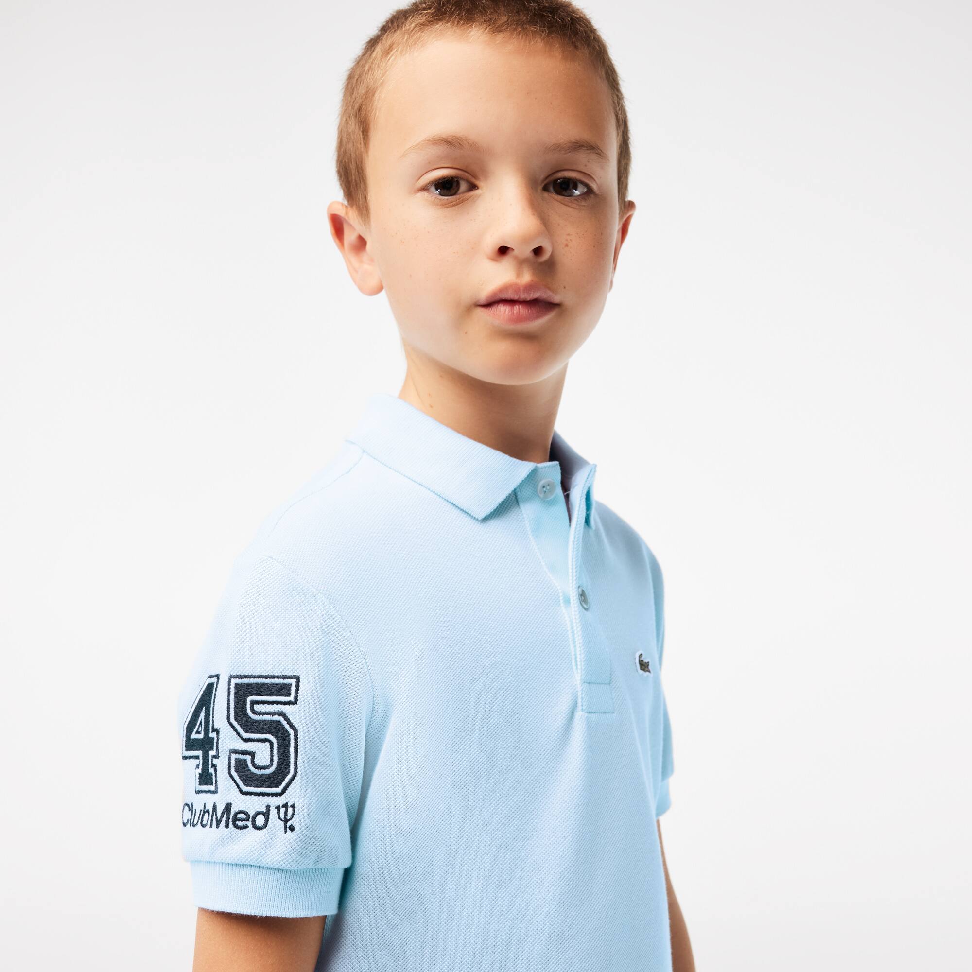 Lacoste Club Med Polo classic fit Garçon Polos - Bleu - Lacoste - Garçon