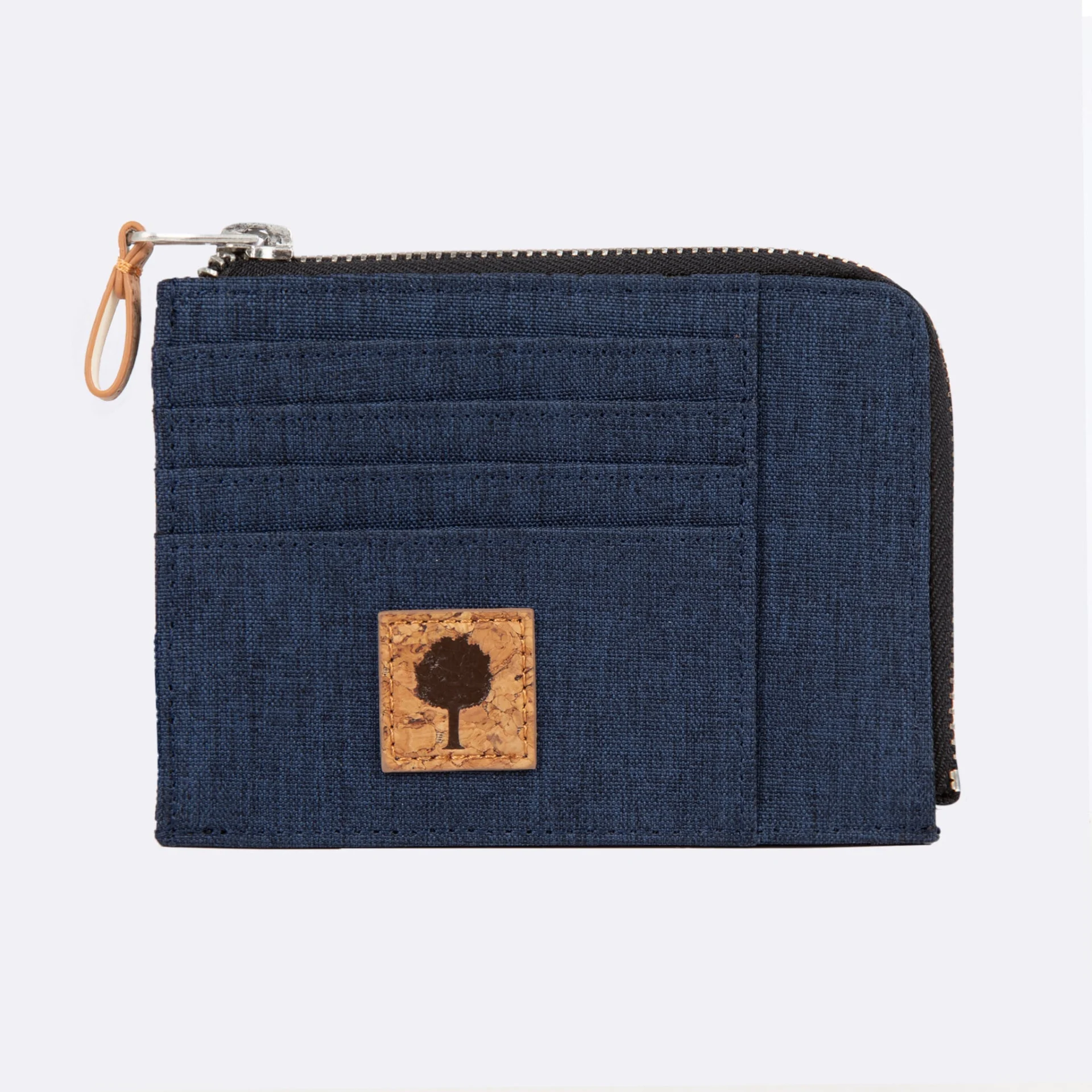 Portefeuille marine végan en polyester recyclé - modèle Purse