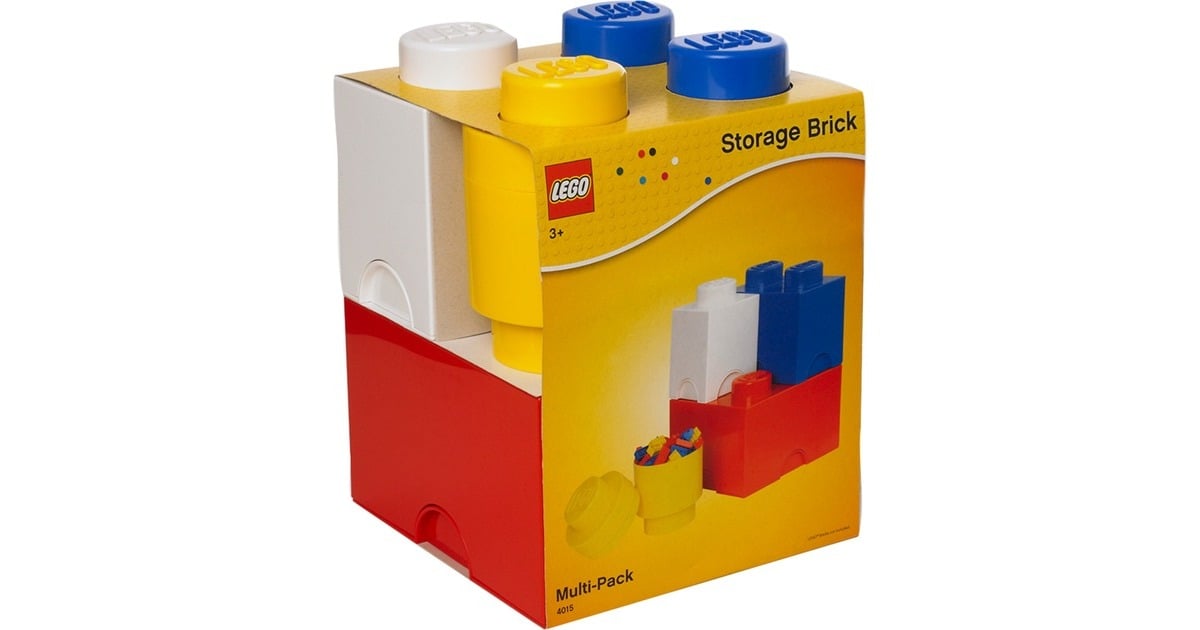 Room CopenhagenLEGO Storage Multi pack kleurrijk opbergdoos  (Rood, 4 stuks)